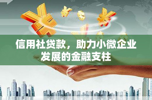 山阳信用社贷款，助力小微企业发展的金融支柱