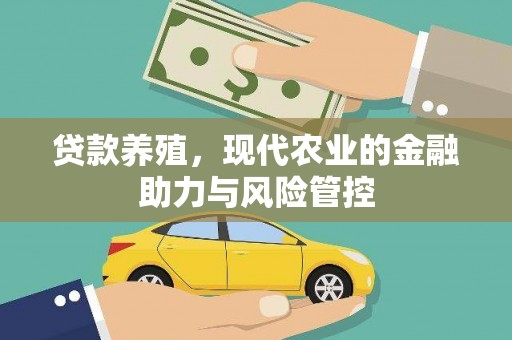 江岸贷款养殖，现代农业的金融助力与风险管控