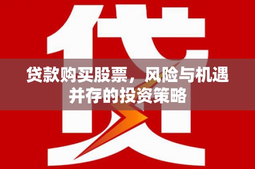 太保贷款购买股票，风险与机遇并存的投资策略