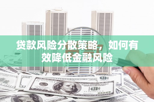 源汇贷款风险分散策略，如何有效降低金融风险