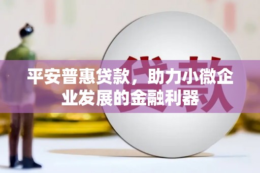 竹山平安普惠贷款，助力小微企业发展的金融利器
