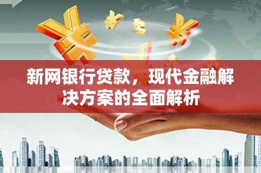 滨州新网银行贷款，现代金融解决方案的全面解析