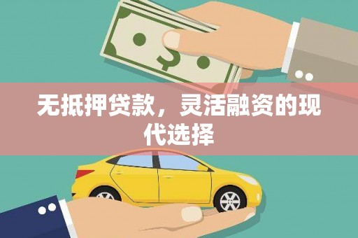 洱源无抵押贷款，灵活融资的现代选择