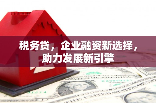 吴中税务贷，企业融资新选择，助力发展新引擎