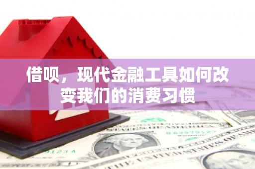 新安借呗，现代金融工具如何改变我们的消费习惯