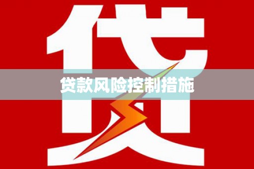 嵊泗贷款风险控制措施
