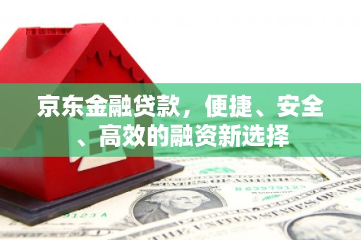 禄丰京东金融贷款，便捷、安全、高效的融资新选择